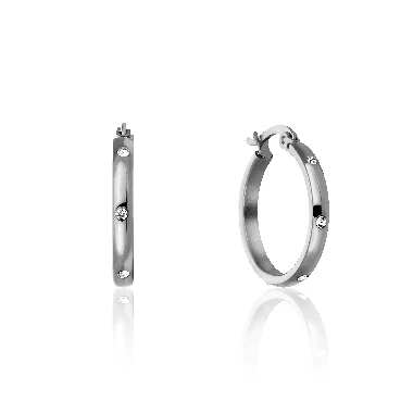 Rotu auskari Sparkle in Silver