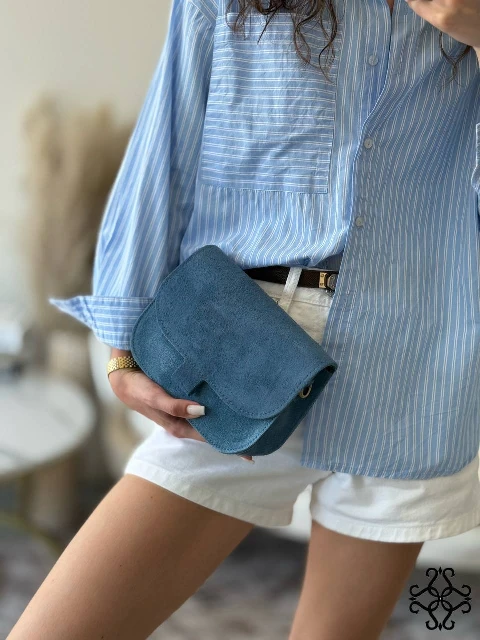 Zamšādas crossbody soma 80405