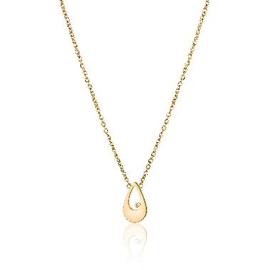 Rotu kaklarota Waterfall wishes in Rose gold AN007G