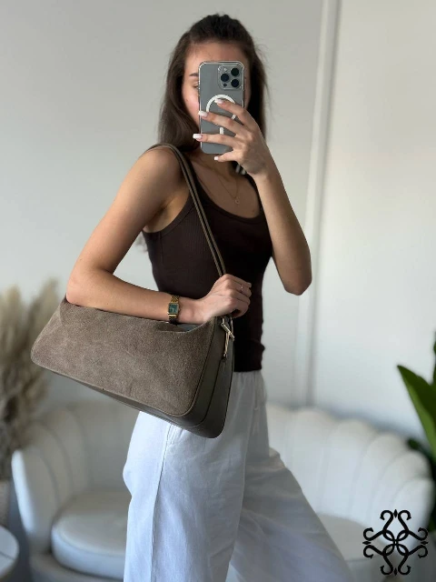 Ādas plecu soma 80598
