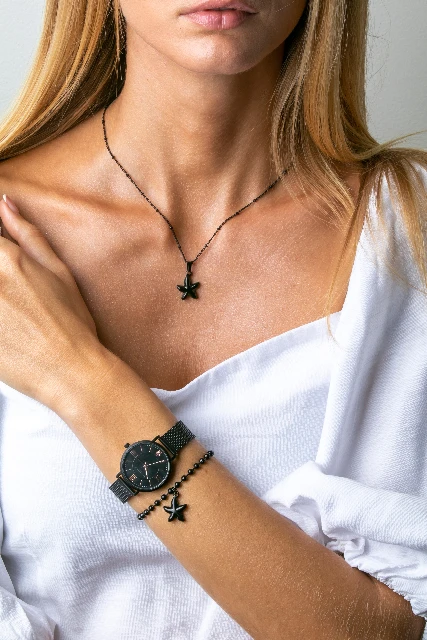 Rotu rokassprādze Serene in Black
