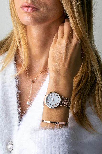 Rotu rokassprādze Pier in Rose Gold