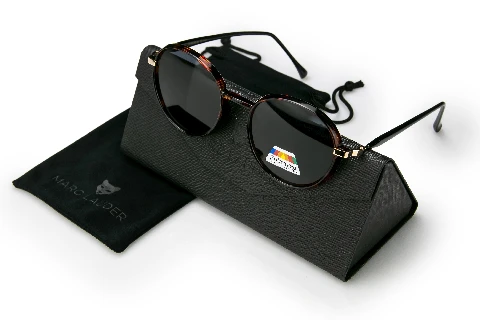 Unisex saulesbrilles SO NICE RED TORTOISE MA06-02
