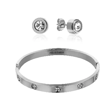 Rotu komplekts Raindrop Set in Silver AS009S