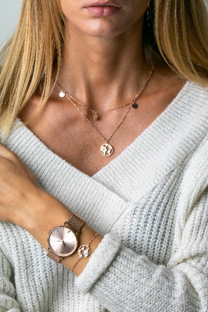 Rotu rokassprādze Wanderlust in Rose Gold