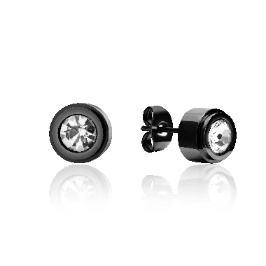 Rotu auskari Sparkle in Black AE007B