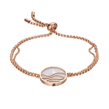 Rotu rokassprādze Starry night in Rose Gold
