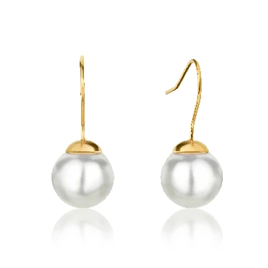 Auskari Daphne Pearl Gold Hook