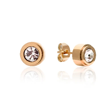 Rotu auskari Sparkle in Rose gold AE007R