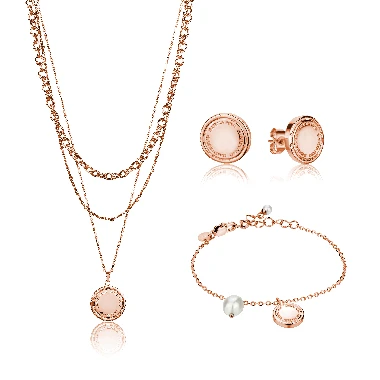 Rotu komplekts Alyssa Rose Gold Set