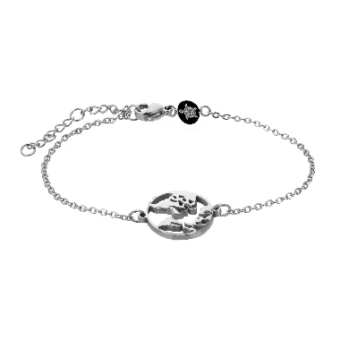 Rotu rokassprādze Wanderlust in Silver