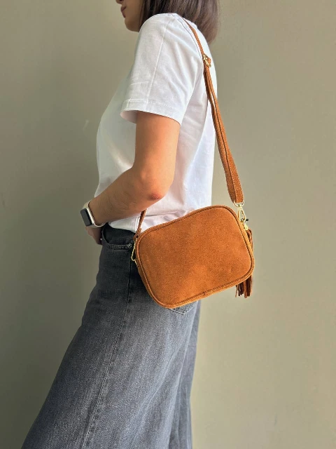 Zamšādas crossbody soma 95541
