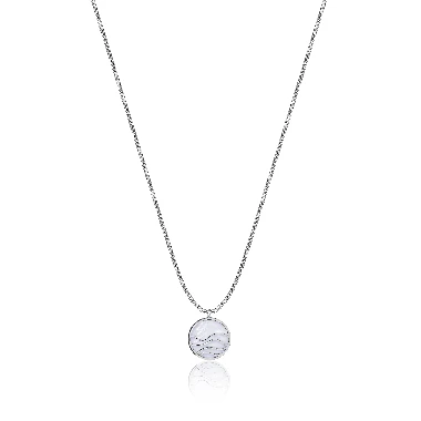 Rotu kaklarota Moonlit Beach in Silver AN009S