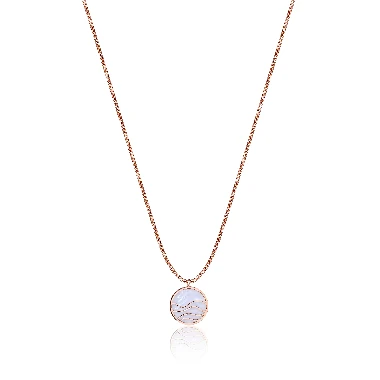 Rotu kaklarota Moonlit Beach in Rose gold AN009R