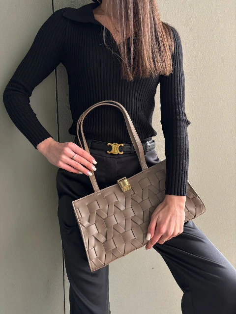 Ādas pleca soma 80107