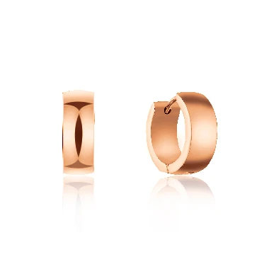 Auskari Lize Rose Gold Hoop